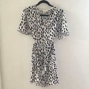 Black and white dress